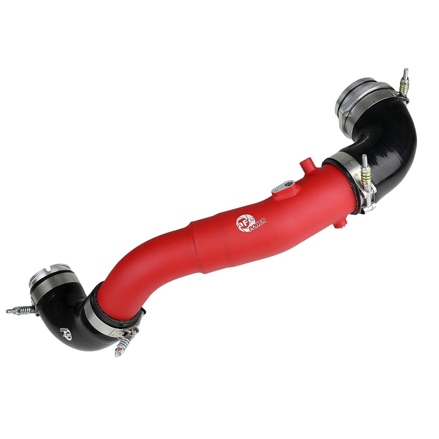 aFe BladeRunner 2-1/2 IN Aluminum Hot Charge Pipe Red Toyota Supra (A90) 2020 L6